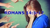 रोमियों 14:5-12